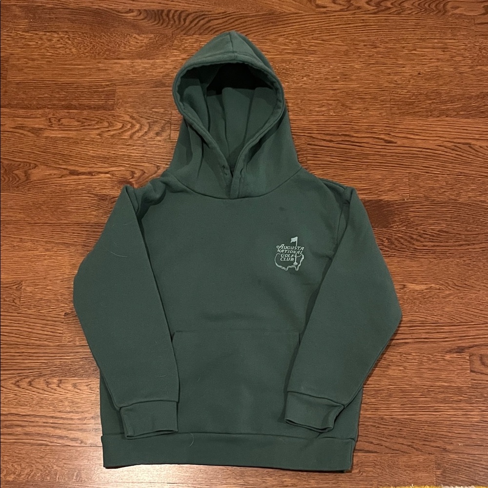 Augusta National Golf Club Green Hooded Pullover Sweatshirt, size XL
